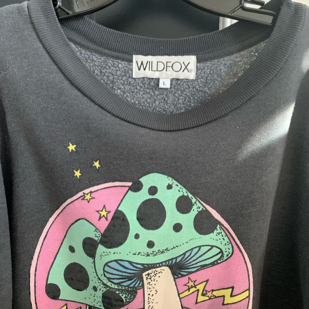 Rare Wildfox Funghi Glow in the Dark Sweatshirt